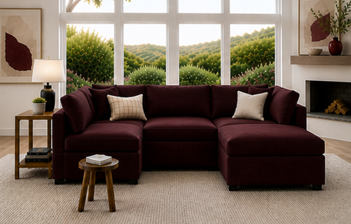 ghhjh Premium Lounge Corner Sofa - U Shape Sofa - Image 1