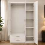 3 Door Wardrobe – Contemporary Wooden Wardrobe