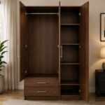 Practical Storage Solution - 3 Door Wardrobe with 2 Drawers – Premium Bedroom Organizer