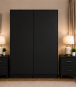 Modern 4 Door Wardrobe with 2 Mirror Panels - Image 5