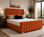 Panel Super King Size Bed – Soft Upholstered Comfort 🛏️💖 - Image 4
