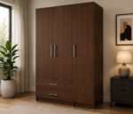 Practical Storage Solution - 3 Door Wardrobe with 2 Drawers – Premium Bedroom Organizer - Image 2
