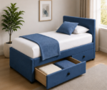 Space-Saving Divan Single Bed with Drawers - Image 2