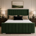 Panel Double Bed – Soft Cushion Comfort Bedroom Bed