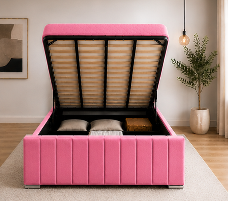 hgytrehth Super King Ottoman Bed – Elegant Storage Solution - Image 1