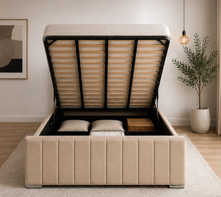 hhhgh Ottoman Double Bed – Comfortable & Stylish Storag - Image 1