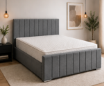 Ottoman Double Bed – Luxury Storage Bed with Upholstered Finish - Image 4