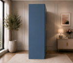 Modern 3 Door Wardrobe with 2 Drawers and 1 Mirror -  Wardrobe with Drawers - Image 4