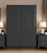 Modern Furniture 4 Door Wardrobe with Mirrors - Image 4