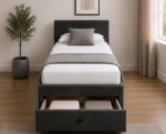 Single Divan Bed with 2 Storage Drawers - Image 4