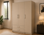 3 Door Wardrobe with 2 Drawers – Premium Bedroom Organizer - Image 2