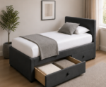Single Divan Bed with 2 Storage Drawers - Image 2