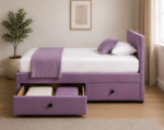 Single Divan Bed with 2 Storage Drawers - Image 5