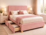 Double Divan Bed with Storage Drawers - Image 2