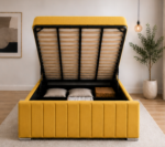 King Size Ottoman Bed Frame – Upholstered & Stylish - Image 2