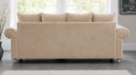 Ashwin Beige Three Seater Sofa - Modern 3 Seater Sofa - Image 5