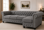 Nicole 5 Seater Corner Sofa - Nicole L Shape Sofa - Image 3