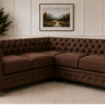 Nicole L-Shaped 5 Seater Sofa - Five Seater Sofa