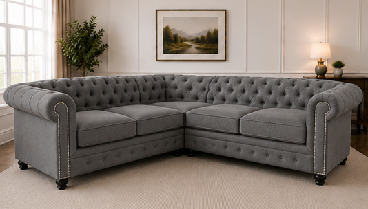 s3 Nicole 5 Seater Corner Sofa - Nicole L Shape Sofa - Image 1