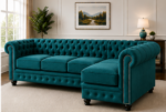 Nicole Luxury 5 Seater Sofa - Nicole Modern Family Sofa – Elegant 5 Seater Corner - Image 2
