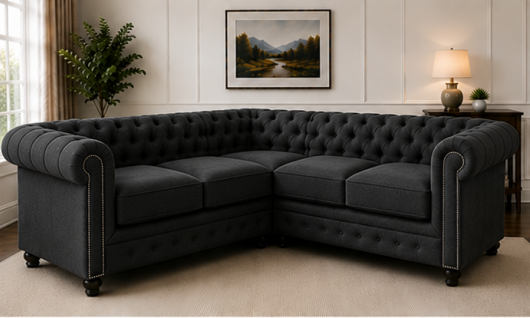 s39 Nicole Luxury 5 Seater Sofa - Large 5 Seater Sofa - Image 1