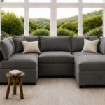 Large U Shape Sofa – Stylish Family Seating