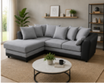 Upholstered Dylan 4 Seater Corner Sofa – Soft Cushioned Comfort