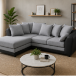 Upholstered Dylan 4 Seater Corner Sofa – Soft Cushioned Comfort