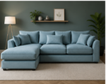 Modern Dylan 4 Seater Corner Sofa – Spacious Family Seating