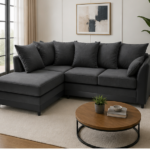 Elegant Dylan 4 Seater Corner Sofa – Contemporary Interior Style