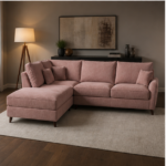Spacious Dylan 4 Seater Corner Sofa – Luxury Family Seating