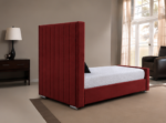 Panel Single Bed – Soft Upholstered Headboard Design - Image 3
