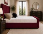 Panel Super King Size Bed – Soft Padded Headboard - Image 3