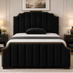 Double Bed – Elegant Soft Headboard Design - Arizona Bed
