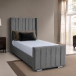 Panel Single Bed – Luxury Upholstered Bed