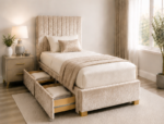Modern Wooden Single Divan Bed Frame - Image 2
