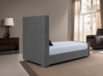 Panel Single Bed – Luxury Upholstered Bed - Image 3