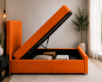 Super King Ottoman Bed – Elegant Storage for Modern Bedrooms - Image 3