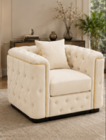 Stylish Chesterfield Single Sofa - Contemporary Chesterfield 1 Seater - Image 2