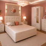 Complete Bedroom Furniture Set with Wardrobe, Chest of Drawers and Bedside Tables