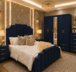 Luxury Bedroom Furniture Set – 4 Door Wardrobe, Nightstands & Chest