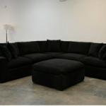 Dylan 5-Seater Modern Corner Sofa - Black Color