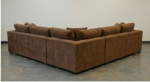 Dylan 5-Seater Modern Corner Sofa - Brown Color - Image 3