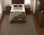 Luxury Double Bed Furniture Set - Four Door Mirrored Wardrobe - Chest of Five Drawers With Two Bedside Tables - Image 4
