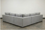 Dylan 5-Seater Modern Corner Sofa - Light Gray Color - Stylish Dylan Corner Sofa - Image 3