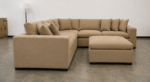 Dylan 5-Seater Modern Corner Sofa - Beige Color - Image 2