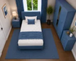 Premium  Bedroom Furniture Collection - Double Bed, Five Door Wardrobe, Chest of Five Drawers & Two Bedside Tables - Image 3