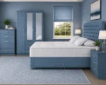 Home Bedroom Furniture Set - Double Bed - Three Door Wardrobe With Two Mirrors - Five Drawer Chest - Two Bedside Tables - Image 3