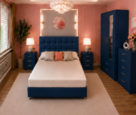 Elegant Bedroom Furniture Package with Wardrobe, Chest of Drawers & Side Tables - Image 3