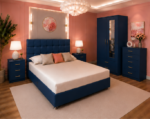 Elegant Bedroom Furniture Package with Wardrobe, Chest of Drawers & Side Tables - Image 4